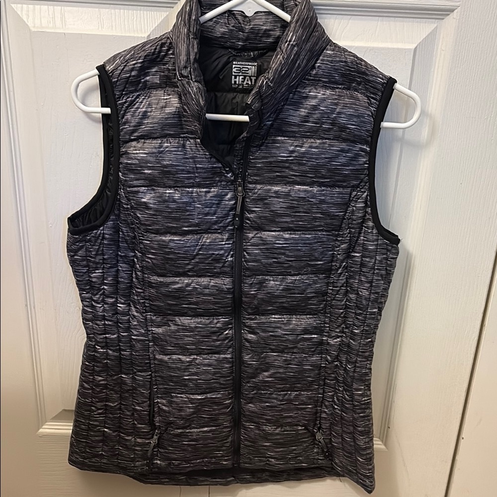32 Degrees Black Quilted Puffer Vest